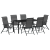 Set de dining pentru grădină 7 piese Gri Poliratan GartenMobel Dekor