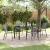 Set de Dining de Grădină 5 Piese Antracit Oțel GartenMobel Dekor