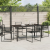 Set de Masă pentru Grădină 5 Piese Negru Rattan PE GartenMobel Dekor