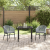 Set de Dining 3 Piese Gri Poliratan GartenMobel Dekor