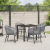 Set de Dining pentru Grădină 5 Piese Grey Poliratan GartenMobel Dekor