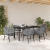 Set de dining pentru grădină , 7 piese Grey Poliratan GartenMobel Dekor