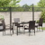 Set de Masă în Grădină de 5 Piese Maro din Rattan Artificiale GartenMobel Dekor
