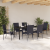 Set de dining pentru grădină 7 piese Poliratan negru GartenMobel Dekor