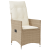 Set Mobilier Grădină 5 Piese cu Perne Bej Rattan Poly GartenMobel Dekor