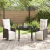 Set de Dining de Grădină de 3 Piese cu Perne Maro Poliratan GartenMobel Dekor