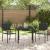 Set de masă pentru grădină din ratan negru, 3 piese GartenMobel Dekor