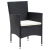 Set de Dining pentru Grădină 5 Piese Negru Poliratan GartenMobel Dekor