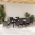 Set Masa Grădină 7 Piese Maro Ratan Poli GartenMobel Dekor
