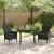 Set de Dining pentru Grădină cu Perne Poliratan Negru GartenMobel Dekor