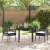 Set Dining Grădină 3 Piese cu Perne Negru Poli Ratan GartenMobel Dekor