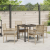 Set de Dining pentru Grădină cu Perne Bej Rattan Poli GartenMobel Dekor