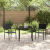 Set de grădină 3 piese Negru din Poliratan GartenMobel Dekor