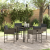 Set de Masă de Grădină de 5 Piese cu Perne Gri Ratan Polimer GartenMobel Dekor