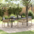 Set de Dining pentru Grădină 5 Piese cu Perne Bej Rattan Poli GartenMobel Dekor