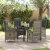 Set de dining pentru grădină 5 piese Gri Poliratan GartenMobel Dekor
