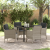 Set de Dining pentru Grădină 5 Piese cu Perne Gri Deschis Poliratan GartenMobel Dekor
