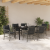Set de dining de grădină cu 7 piese și perne gri din poliratan GartenMobel Dekor