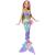 BARBIE PAPUSA SIRENA FLOARE MAGICA CU PAR BLOND SI COADA ALBASTRA SuperHeroes ToysZone
