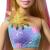 BARBIE PAPUSA SIRENA FLOARE MAGICA CU PAR BLOND SI COADA ALBASTRA SuperHeroes ToysZone