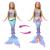 BARBIE PAPUSA SIRENA FLOARE MAGICA CU PAR BLOND SI COADA ALBASTRA SuperHeroes ToysZone