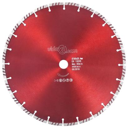 Disc diamantat de tăiere cu turbo oțel 350 mm GartenMobel Dekor