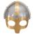Coif de viking, aspect antic, jocuri pe roluri, argintiu, oțel GartenMobel Dekor