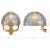 Coif de viking, aspect antic, jocuri pe roluri, argintiu, oțel GartenMobel Dekor