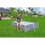 Piscina structura metalica, dreptunghiulara, cu filtru si pompa, gri, 366x201x66 cm, Bestway Power Steel GartenVIP DiyLine