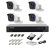 Kit complet supraveghere 5 MP lite Hiwatch by Hikvision Turbo HD cu 4 camere Bullet IR 20m, alimentator, cabluri, mufe, HDD 1 Tb, vizualizare pe internet SafetyGuard Surveillance