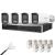 Kit supraveghere IP Hikvision 4 camere IP 4MP Lentila 4mm IR 50m Lumina Alba 50m Microfon, NVR 4 Canale PoE 12MP, Cablu CAT6 FTP Si Mufe SafetyGuard Surveillance