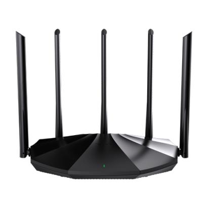 Router Wi-Fi 6, DualBand 2.4Ghz/5GHz, 300+1201Mbps, 5x6dBi, 4 porturi Gigabit - TENDA TND-RX2-PRO SafetyGuard Surveillance