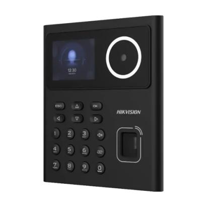 Terminal standalone control acces cu Recunoastere faciala, Amprenta, Card MIFARE si PIN, camera 2MP, ecran LCD color 2.4 inch - Hikvision - DS-K1T320MFWX SafetyGuard Surveillance