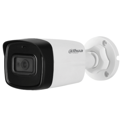 Camera analog bullet Dahua 8MP 4K, IR 80m, lentila 2.8mm, Microfon, IP67 - HAC-HFW1800TL-A-0280B SafetyGuard Surveillance