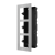 Rama montaj ingropat din otel inoxidabil, 3 module, pentru Interfon modular - HIKVISION DS-KD-ACF3-S SafetyGuard Surveillance