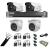 Sistem de supraveghere mixt 4 camere: 2 camere interior 8MP IR 30m, 2 camere exterior 4 in 1, 8MP, IR 80m, DVR 4 canale 4K 8MP, accesorii SafetyGuard Surveillance
