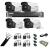 Kit supraveghere video 4 camere 8MP 4 in 1 IR 60m, DVR 4 canale 4K 8MP, accesorii SafetyGuard Surveillance