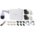 Kit supraveghere Hikvision 3 camere 1 Speed Dome TurboHD 2MP IR 100m zoom 25X 2 camere 5MP ir 40m DVR 4 canale full accesorii SafetyGuard Surveillance