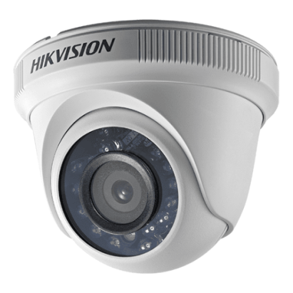 Camera analog 2MP Full HD de interior, turret, lentila 2.8mm, IR 20m - Hikvision DS-2CE56D0T-IRPF SafetyGuard Surveillance