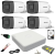 Sistem supraveghere video ultra profesional Hikvision 4 camere exterior 5MP Turbo HD cu IR 80M DVR 4 canale full accesorii cu HARD 1TB SafetyGuard Surveillance