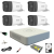 Sistem supraveghere video Hikvision 4 camere de exterior 5MP Turbo HD 2 cu IR 80M si 2 cu IR 40M DVR 4 canale full accesorii HDD 1TB SafetyGuard Surveillance