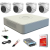 Sistem supraveghere video interior Hikvision 4 camere Turbo HD 5MP IR 20m DVR 4 canale cu toate accesoriile incluse CADOU HDD 1TB SafetyGuard Surveillance