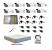 Kit sistem complet 8 camere supraveghere exterior HIKVISION FULL HD 40 m IR hard 2 TB SafetyGuard Surveillance