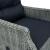 Set mobilier de exterior cu perne,9 piese,gri deschis,poliratan GartenMobel Dekor