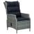 Set mobilier de exterior cu perne,9 piese,gri deschis,poliratan GartenMobel Dekor