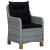 Set mobilier de exterior cu perne,9 piese,gri deschis,poliratan GartenMobel Dekor