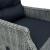 Set mobilier de exterior cu perne,9 piese,gri deschis,poliratan GartenMobel Dekor