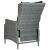 Set mobilier de exterior cu perne,9 piese,gri deschis,poliratan GartenMobel Dekor