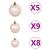 Brad Crăciun pre-iluminat cu set globuri, roz, 150 cm, PVC GartenMobel Dekor