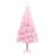 Brad Crăciun pre-iluminat cu set globuri, roz, 120 cm, PVC GartenMobel Dekor